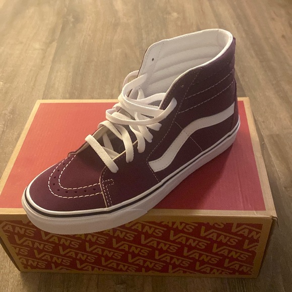 Vans Shoes - Brand New! Sk8-HI Grape Wine Vans